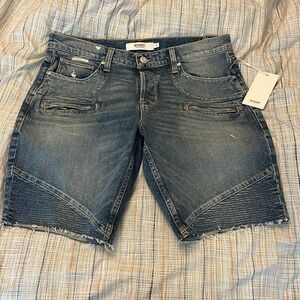 Hudson Blinder blue biker jeans